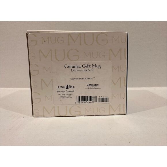 Leanin' Tree Ceramic 12oz Coffee Mug "Advice from a Horse's - Picture 9 of 11